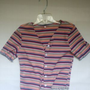 Striped Colorful Blouse